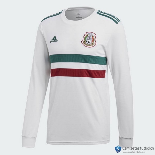 Camiseta Seleccion Mexico Segunda equipo ML 2018 Blanco